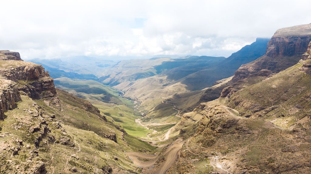 Drakensbergen Lesotho Mountain View