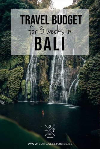 Travel budget for 3 weeks in Bali