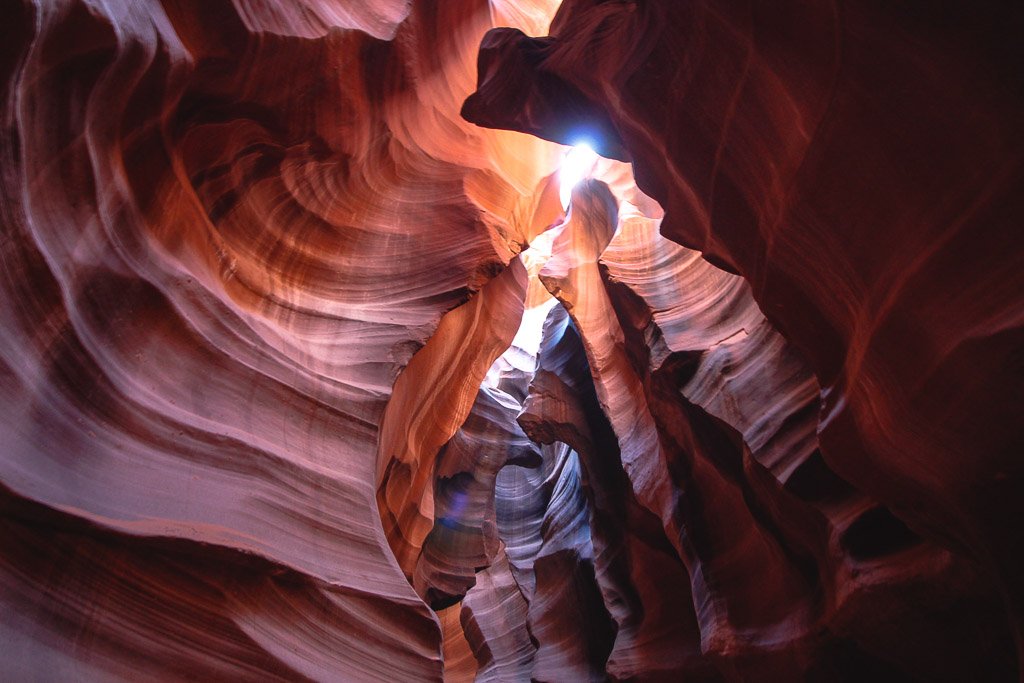 5 most beautiful hiking trails in West USA - Antelope Canyon