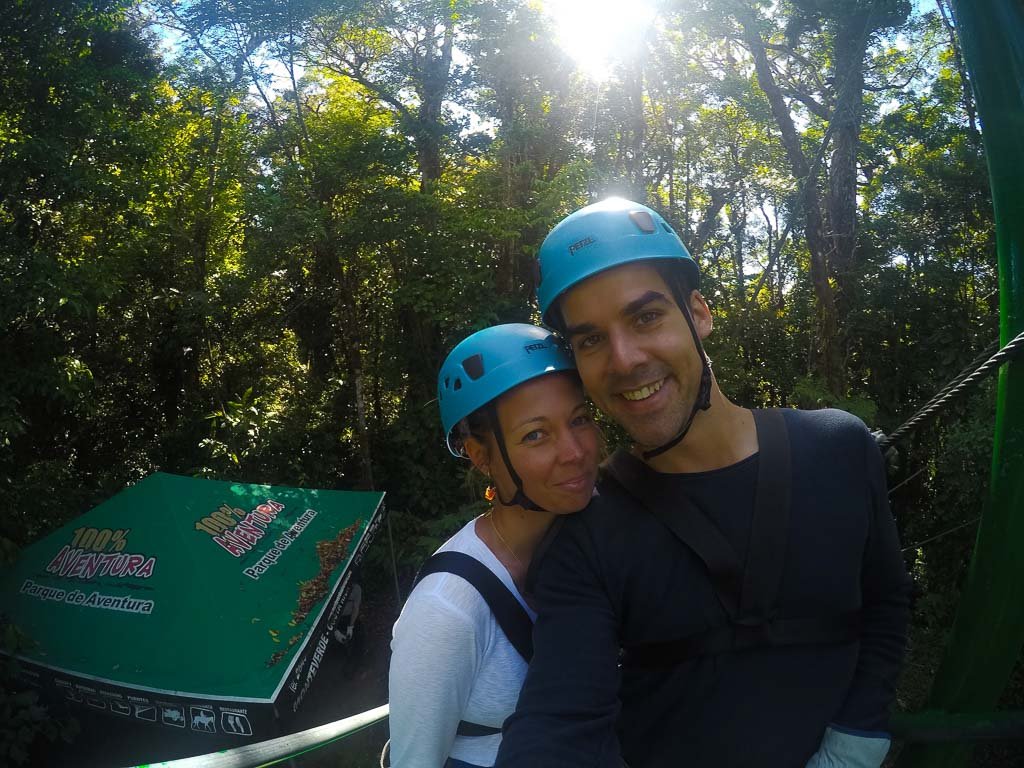 Ziplining in Monteverde cloud forest reserve