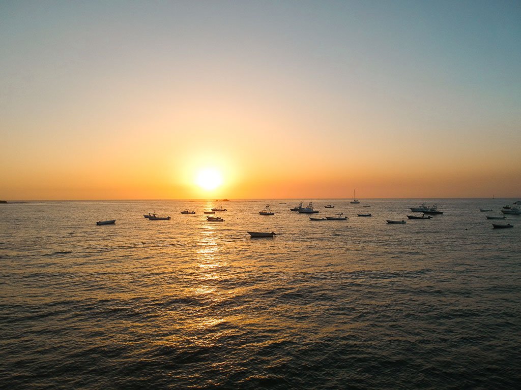 Sunset at Playa Grande in Tamarindo