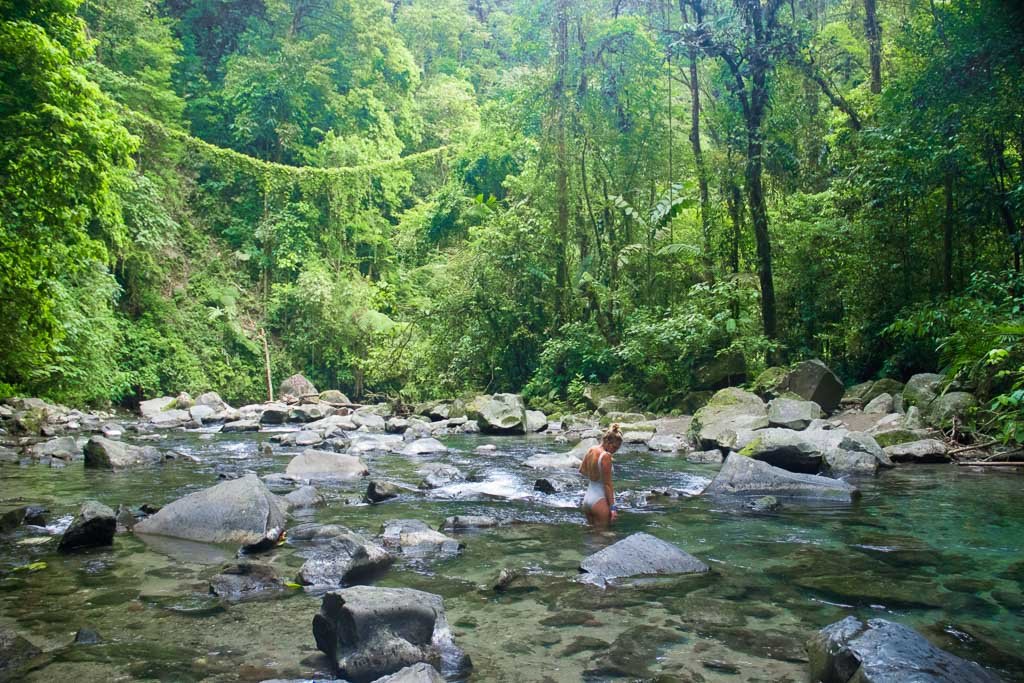 River near Catarata Rio Celeste