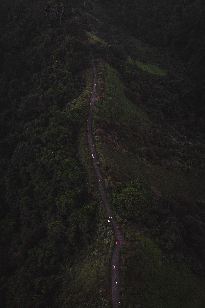Ubud Campuhan Ridge Walk drone view