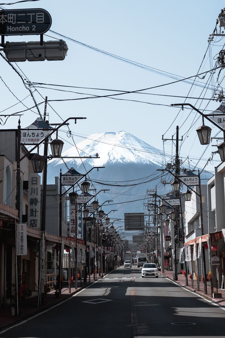 Japan - Shimoyoshida - Mount Fuji street