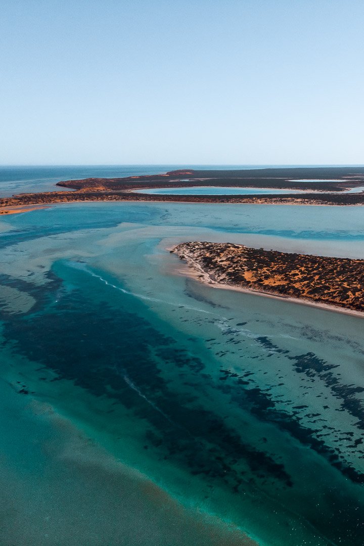 Big Lagoon in tracks in Francois Peron National Park